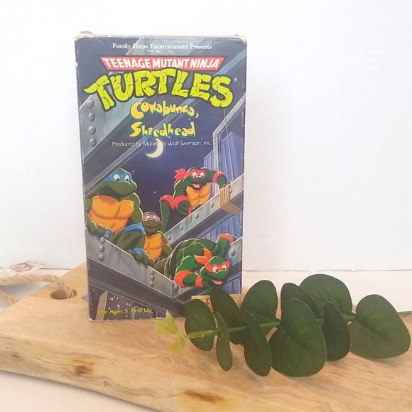 Other - Vintage Teenage Mutant Ninja Turtles "Cowabunga Shredhead" VHS